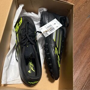 adidas F50 Club Turf Soccer Shoes - Electric Stealth